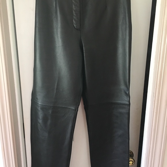 Siena studio leather black pants size 10 fixed price - Picture 1 of 7
